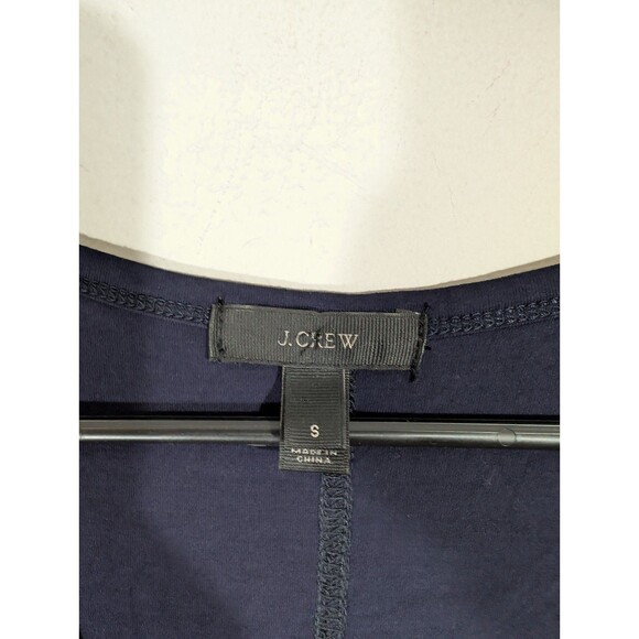 J Crew Womens Navy Sleveless Maxi Dress Sz S Classic Minimalist Capsule Nautical - Picture 4 of 8